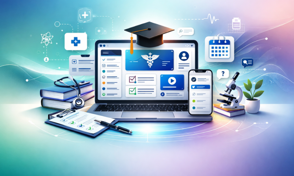 Website Template Medical Student Courses Websites UI