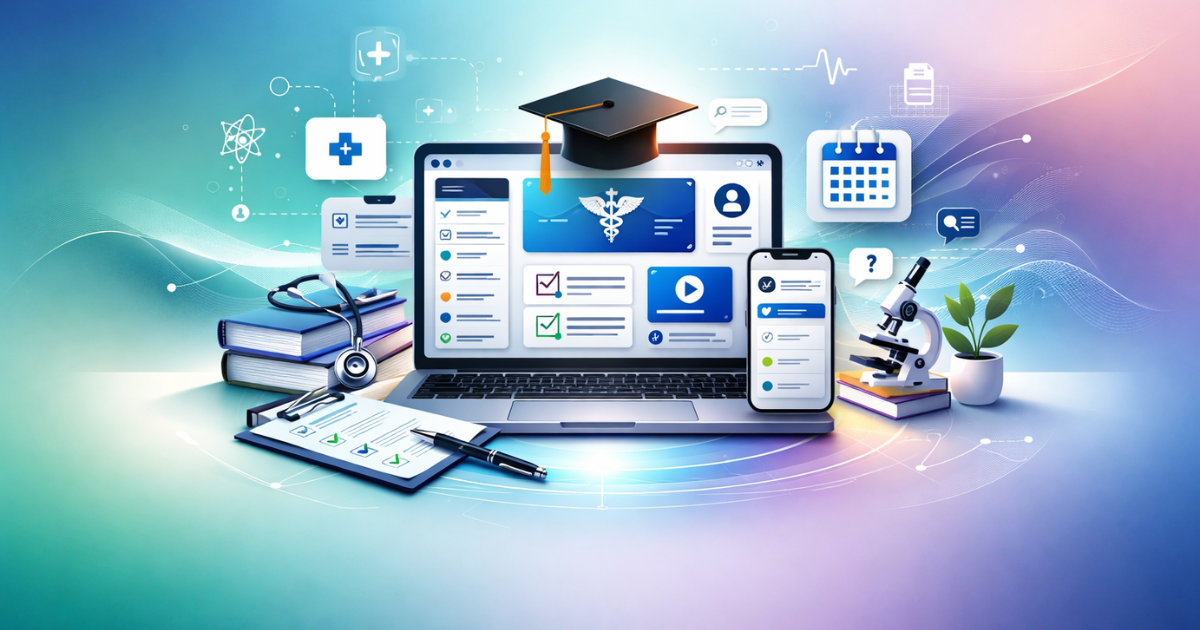 Website Template Medical Student Courses Websites UI